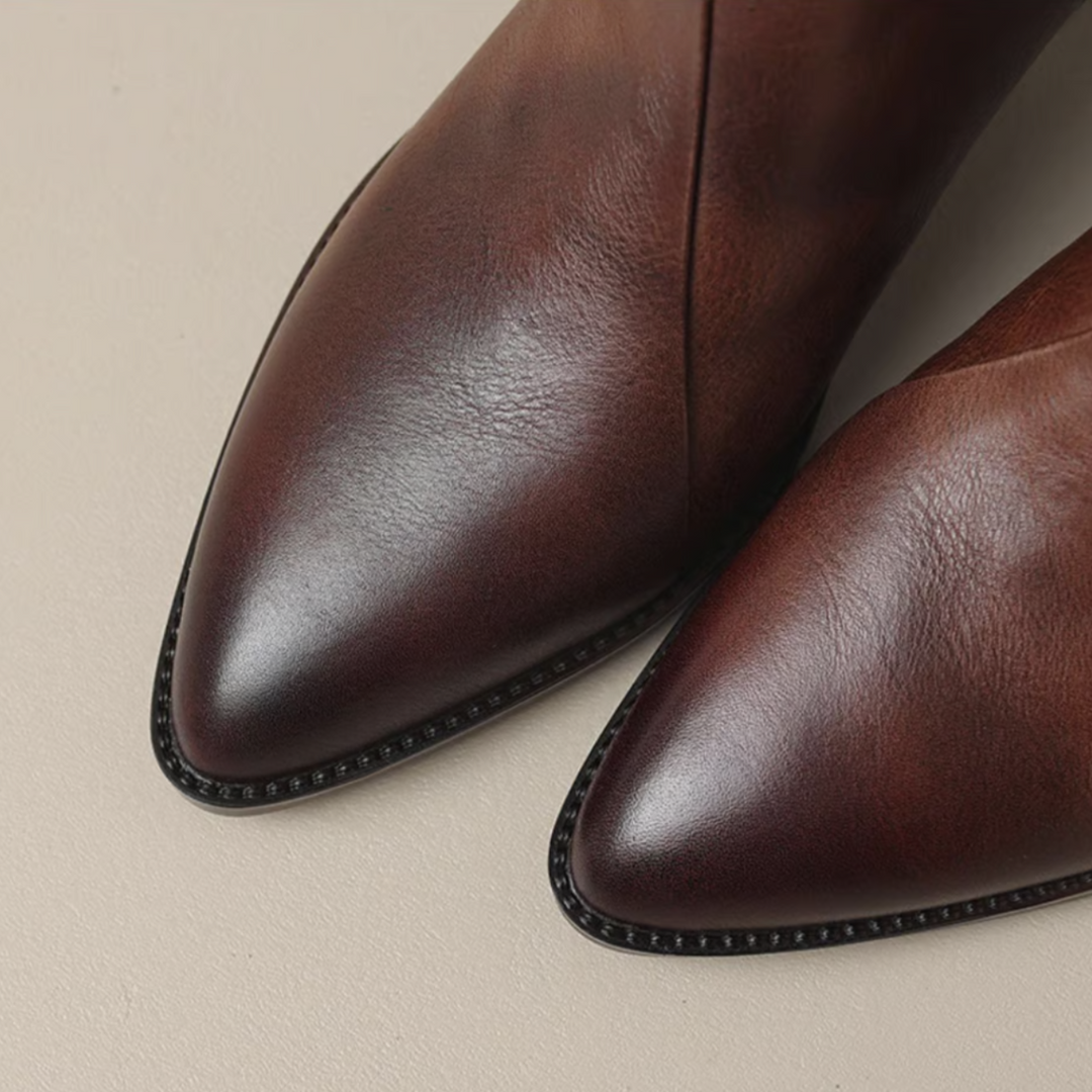Camilla | Bottines chic à talon bas
