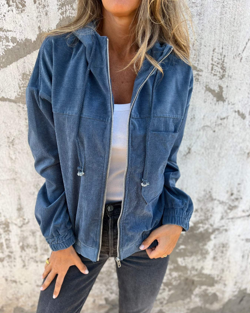 Clémence - Veste Velours Confortable