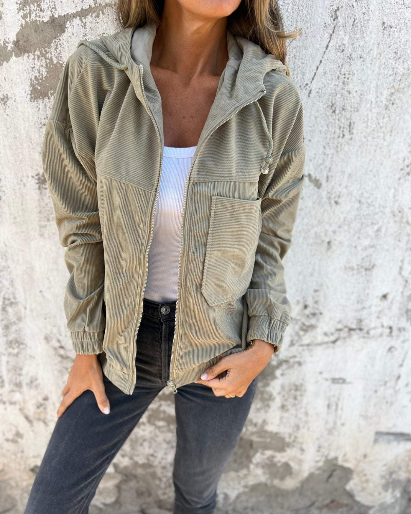 Clémence - Veste Velours Confortable