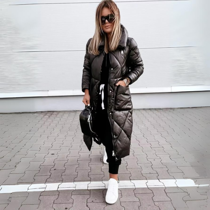 Élégance - Manteau Long Chic et Chaud