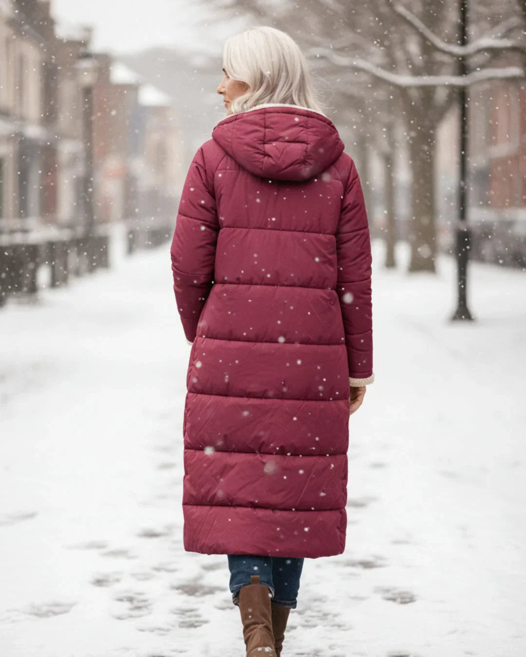 Layla - Manteau Long Réversible Élégant