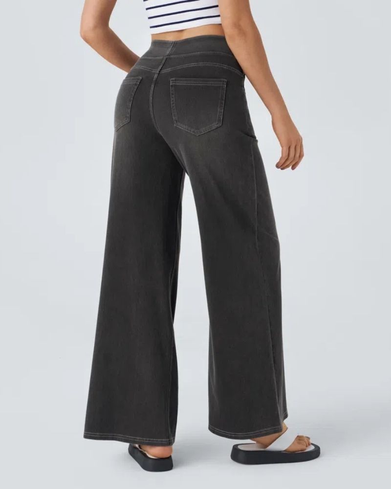 Ainsley - Jeans À Jambe Large Confortables