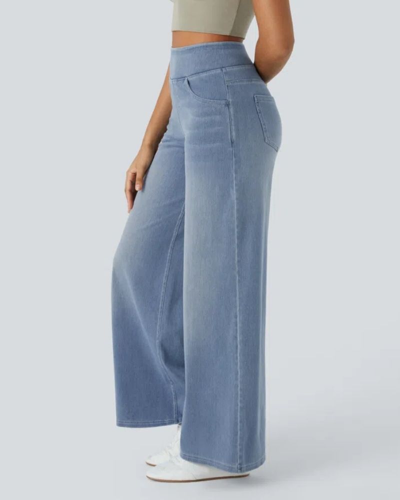 Ainsley - Jeans À Jambe Large Confortables