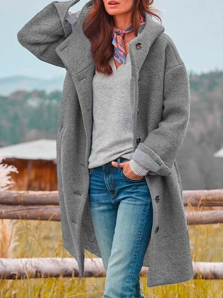 Alessia - Manteau Doux Mi-Saison