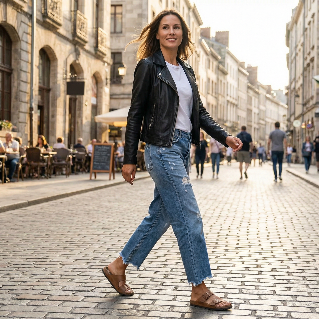 Danice - Jeans Cropped Élégants