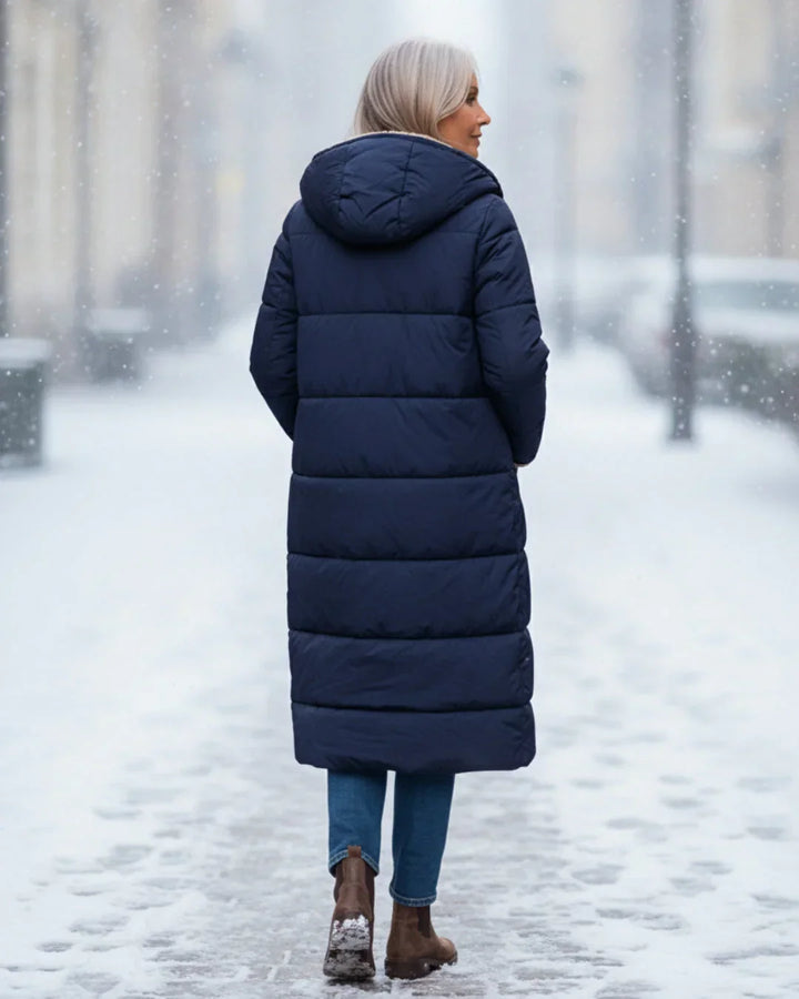 Layla - Manteau Long Réversible Élégant