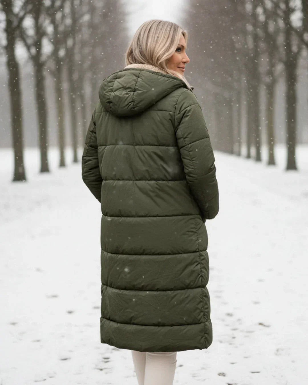 Layla - Manteau Long Réversible Élégant