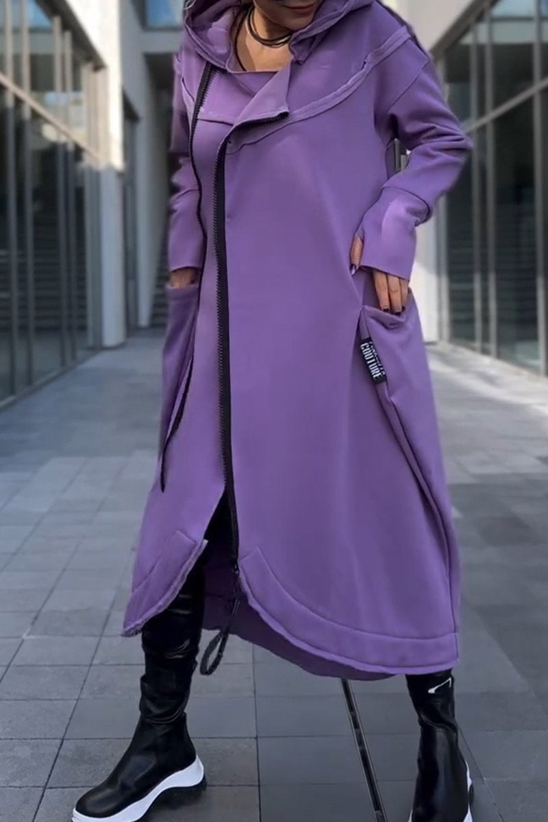 Hildegard - Robe À Capuche Décontractée