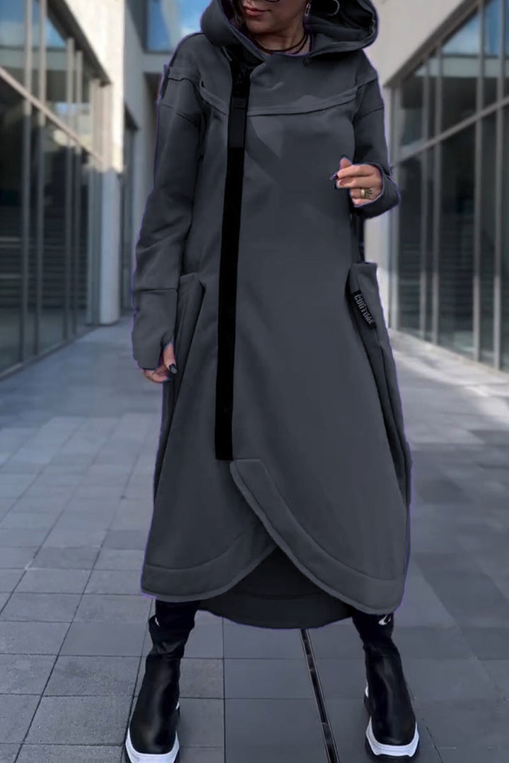 Hildegard - Robe À Capuche Décontractée