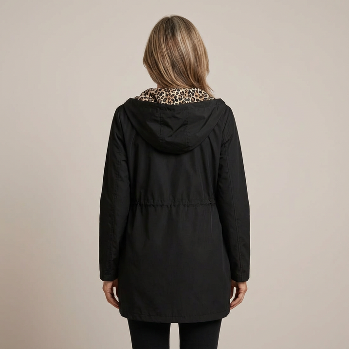 Léa - Manteau Léopard Élégant