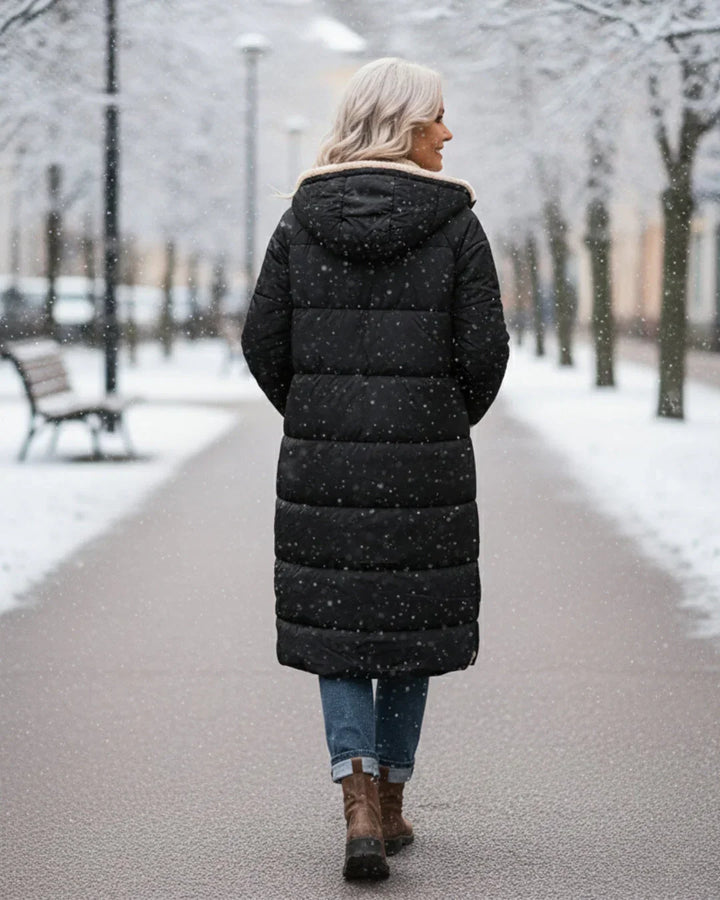 Layla - Manteau Long Réversible Élégant