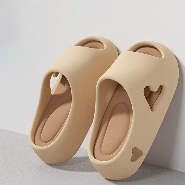 Mon cœur - Tongs ultra douces en forme de cœur