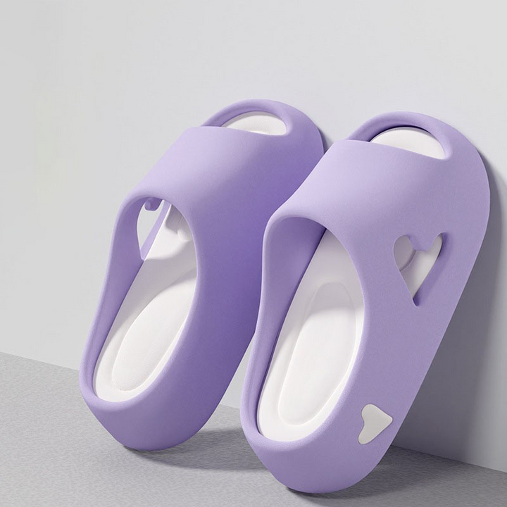 Mon cœur - Tongs ultra douces en forme de cœur