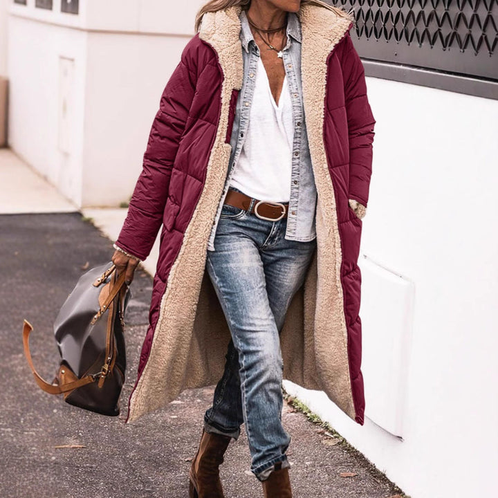 Layla - Manteau Long Réversible Élégant