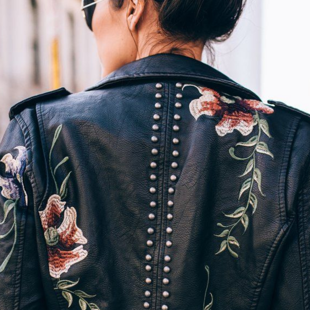 Livia - Veste Fleurie Rétro Chic