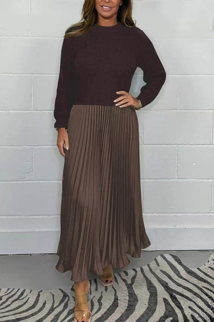 Claudia - Élégante Robe Plissée