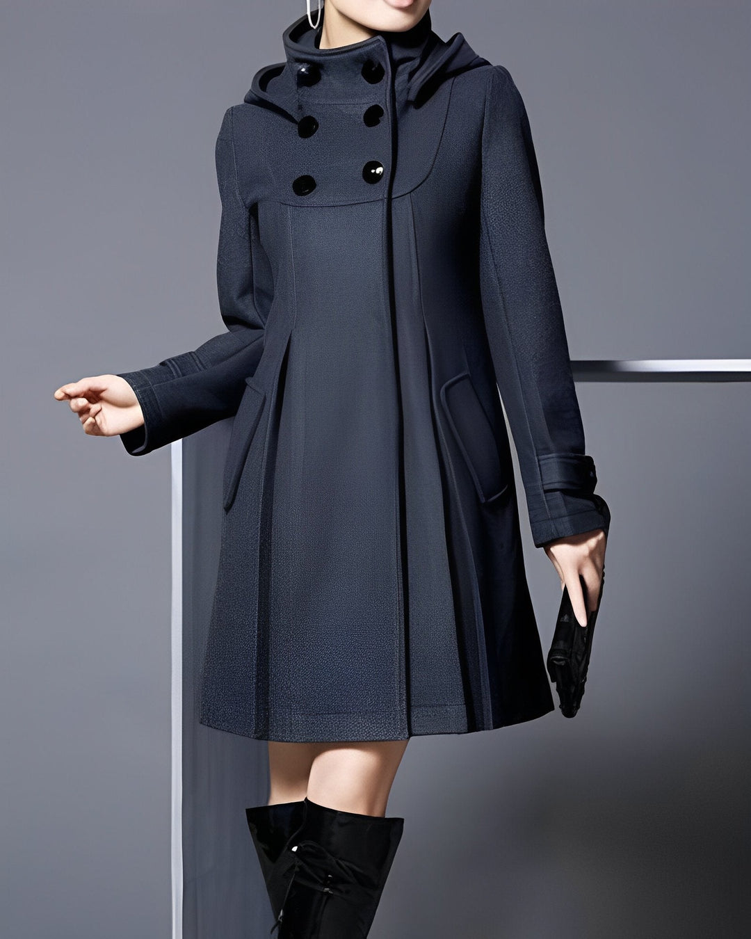 Alice - Veste Élégante À Capuche