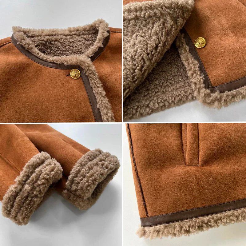 Rosa - Veste Chic En Mouton