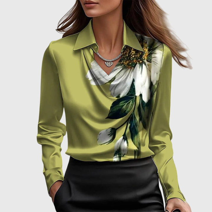 Brooklyn - Blouse Satinée Élégante