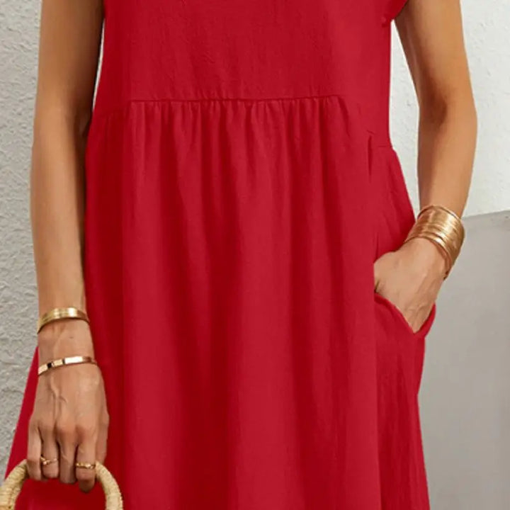 Sage - Robe Décontractée Chic