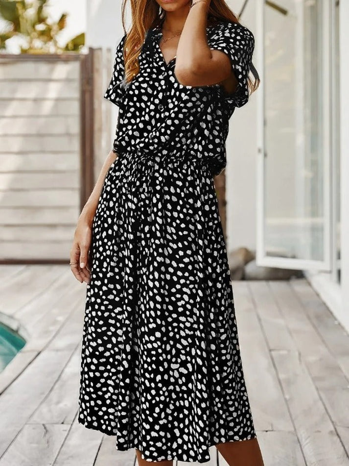 Edith - Robe Fluide Sophistiquée
